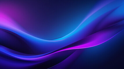 Deep Blue and Purple Gradient Blur Background – Bold and Dynamic Design