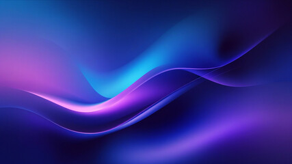 Deep Blue and Purple Gradient Blur Background &ndash; Bold and Dynamic Design