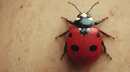 A Detailed Close Up Image Of A Ladybug