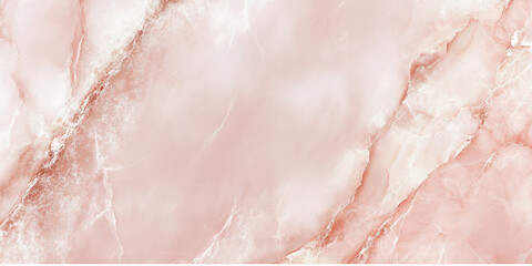 Fototapeta premium Dusty rose marble background with muted pink and beige veins, warm and vintage aesthetic.