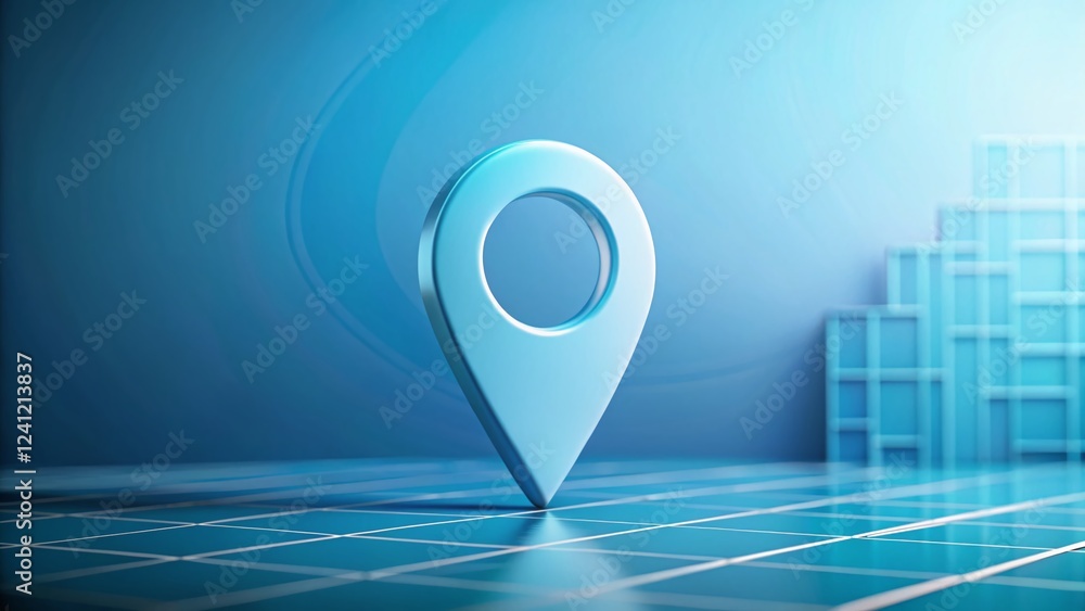 Poster share location gps pinpoint map navigation app interface symbol