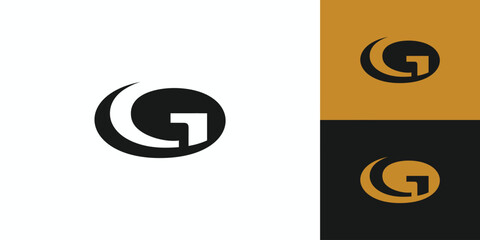 The G logo design is modern and professional with black and gold accents