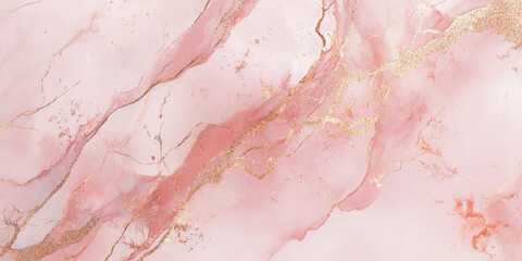 Soft pink marble background with gentle rose gold veining, subtle pastel tones, feminine and sophisticated design.