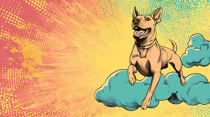 Playful Doodle Dog Illustrations for Creative Posters, Tags, and Banners