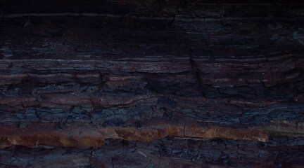 Shale rock texture. Texture with many stone layers