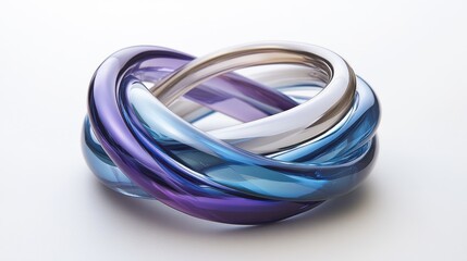 Fototapeta premium A multi-colored bracelet made of glass