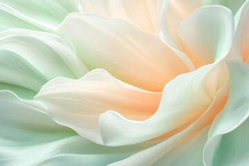 Obraz premium Abstract pastel floral illustration with soft petal textures in calming hues