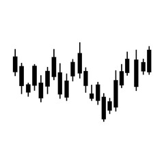 Forex Candlestick Chart Silhouette

