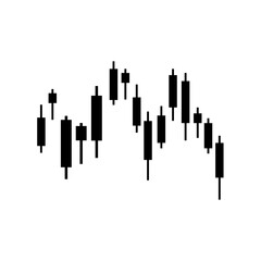Forex Candlestick Chart Silhouette
