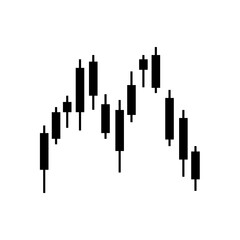 Forex Candlestick Chart Silhouette
