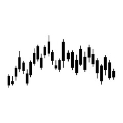 Forex Candlestick Chart Silhouette
