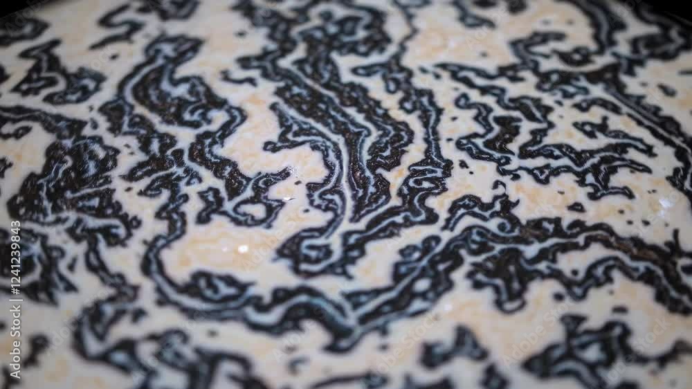 Poster unique patterns created by swirling colors on a textured surface showcase natural artistry in detail
