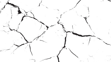 Vector crack concrete texture white and brown grunge texture, Scratched and Cracked Grunge Urban Background Texture. 