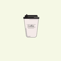 Coffee cup, Coffee and tea cups silhouette, Tea and coffee cup icon vector