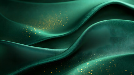 Fototapeta premium A sophisticated emerald green design with glowing accents, premium textures, and high-quality patterns, ideal for high-end marketing and elegant visual identity.