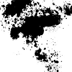 Grunge old detailed black texture. Vector background