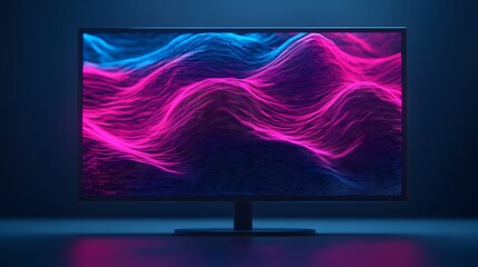 AI-Powered Visualization of Dynamic Sound Waves on Digital Screen