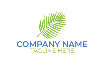 Obraz premium abstract green logo