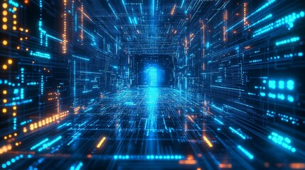 Obraz premium digital fractal realms