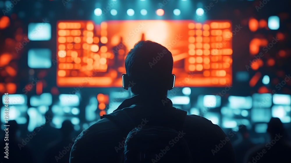 Poster captivating live musical performance broadcast with ai-powered multilingual subtitles for global