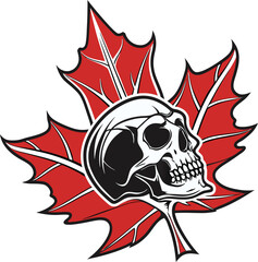 skull with wings and flowers