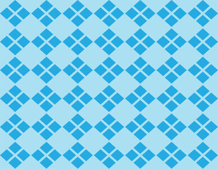  simple abstract blue colour dimond pattern on light blue background