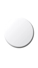 White circle, plain background, studio shot, website placeholder isolated on transparent or white background. Generative ai