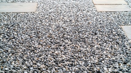 Grey and White Pebbles Path Texture