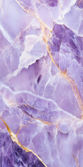 Fototapeta premium Vibrant purple marble texture with gold vein patterns for luxurious interior design concepts