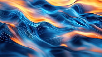 Obraz premium High-tech background depicting a flowing data stream