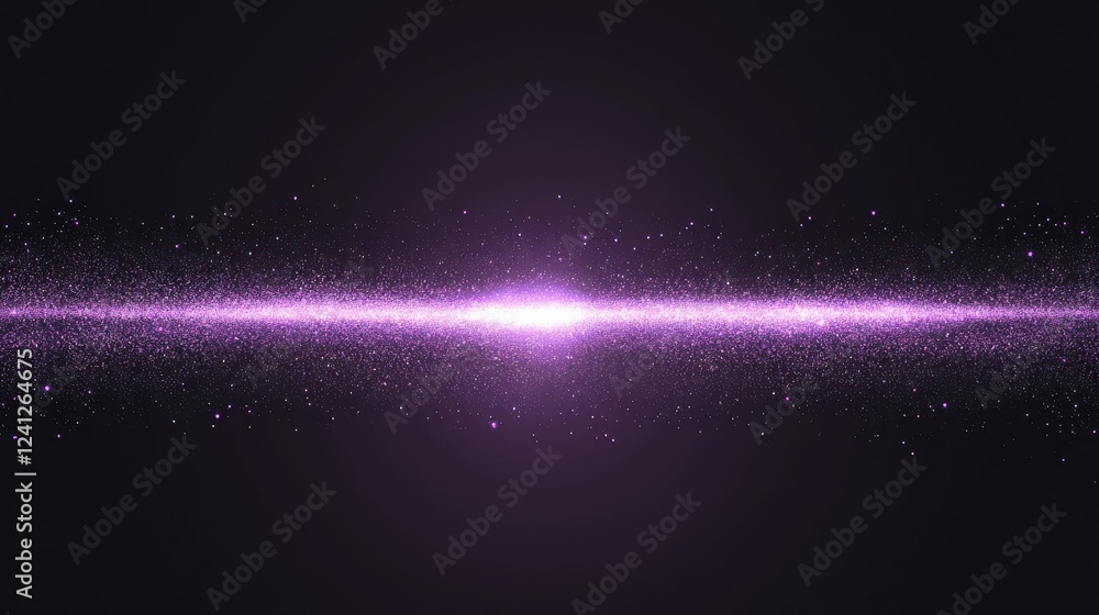 Poster violet banner dark bokeh particles glitter awards dust gradient abstract background. futuristic glit