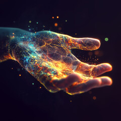 generative art. awareness of astral energies of the subtle plane.