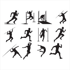 
Female long jump silhouette, Long jump silhouette, Long jump vector, Long jump svg, Female long jump svg, Woman long jumping silhouette, Girl jumping silhouette