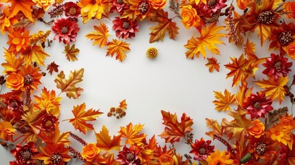 Fototapeta premium autumn leaves background
