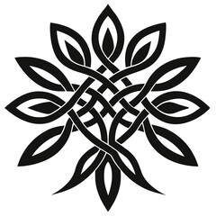 abstract floral design vector