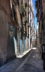 Barcelona Gothic Quarter in Spain