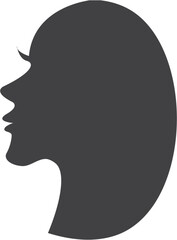 Beauty Logo, Saloon Logo, silhouette of a woman