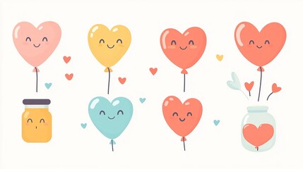 Heart-Centered Kindness Icons for Everyday Use, Random Acts of Kindness Day