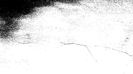 Dark weathered overlay pattern sample on transparent background. Stylish modern background for different print products. Vector illustration