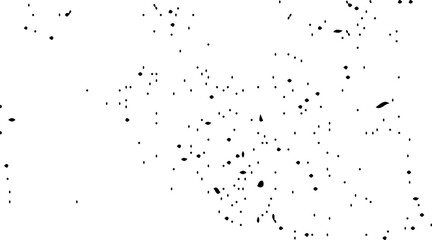 Dark weathered overlay pattern sample on transparent background. Stylish modern background for different print products. Vector illustration