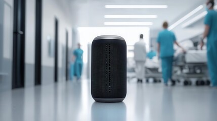 AI voice assistant in a hospital assisting doctors with realtime patient data retrieval