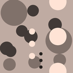 Seamless abstract background with circles