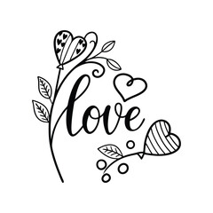 Valentine Day Typography T-shirt Design