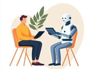 User discussing stock investments with an AIdriven financial analyst through voice commands