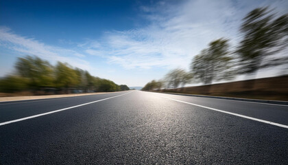 empty road blur a blurred empty avenue with asphalt presenting a minimalist and clean heritage for product shows