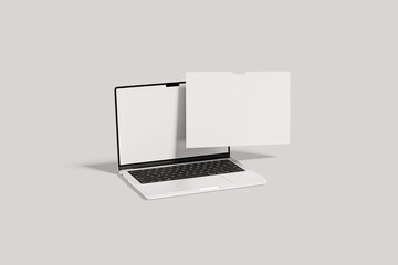 LAPTOP SCREEN MOCKUK BLANK