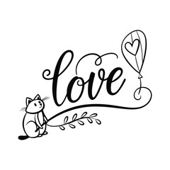 Valentine Day Typography T-shirt Design