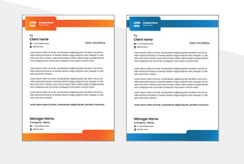 SIMPLE MINIMAL LETTERHEAD DESIGN