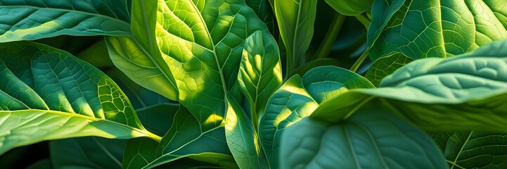 Fototapeta premium green leaves background