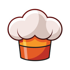 Chef Hat Vector Illustration ? Cartoon, Clipart & Line Art Design for Print.eps